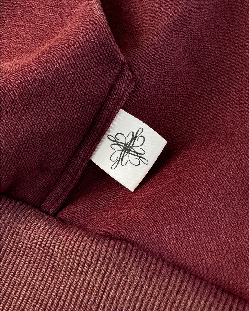 LAMAISON TRIUMPH BURGUNDY HOODIE