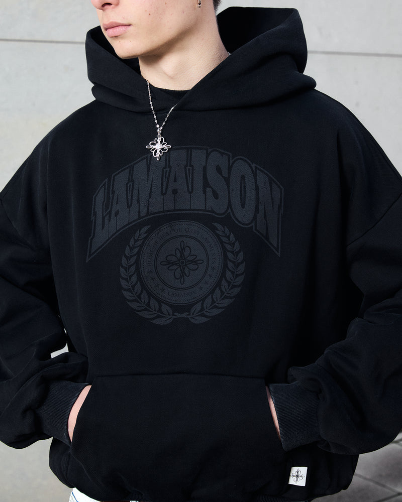 LAMAISON TRIUMPH BLACK HOODIE