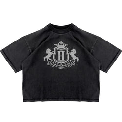 ROYAL SHIELD BLACK TEE