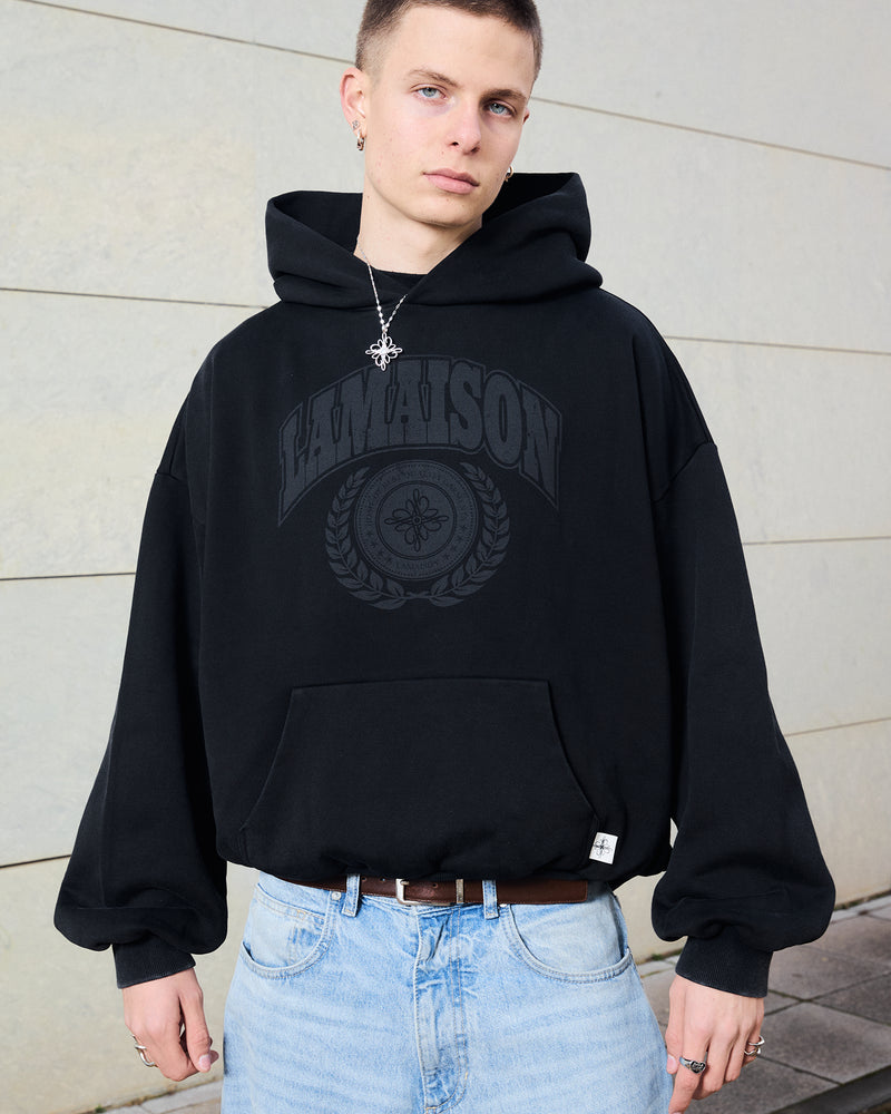 LAMAISON TRIUMPH BLACK HOODIE