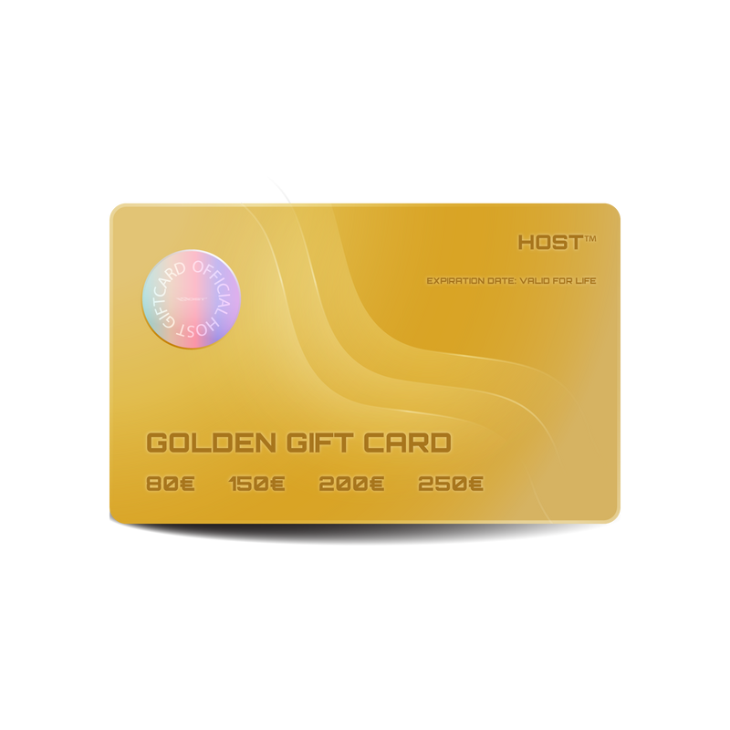 HOST GOLDEN GIFT CARD