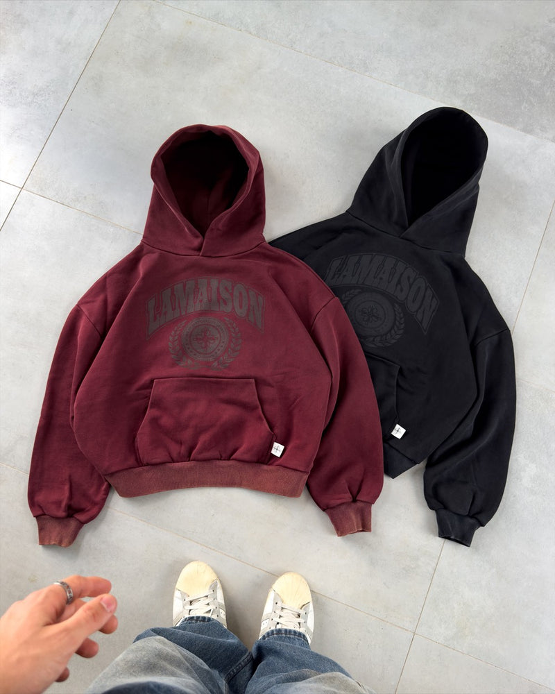 LAMAISON TRIUMPH BURGUNDY HOODIE