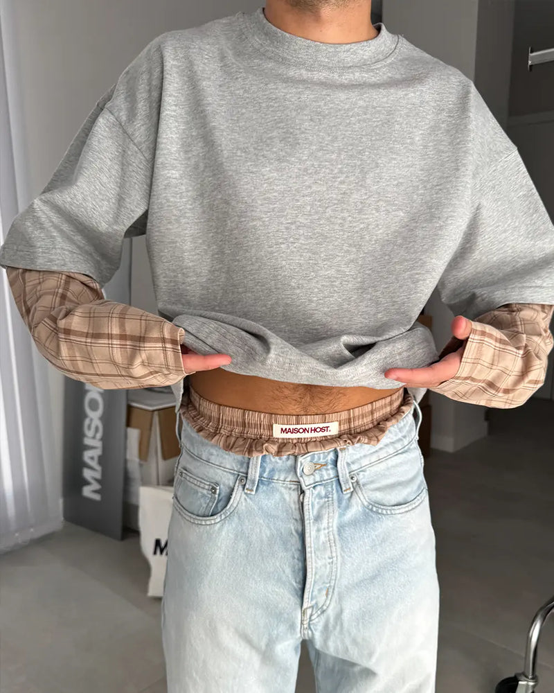 CHECKED ESSENTIAL UNDERWEAR